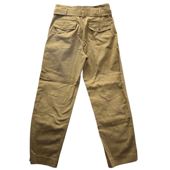 Banana Republic High Rise Utility Pants | Safari Cargo Crop Trousers | Size 4 - Picture 3 of 9